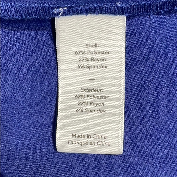 Likely Elegant Blue Off-Shoulder Dress Size 8 - Picture 9 of 10